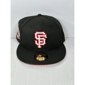New Era San Francisco Giants 59FIFTY Fitted Hat Cap Side Patch Size 7 3/4